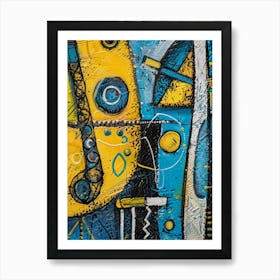 Abstract Painting, Abstract Painting, Abstract Painting 4 Art Print