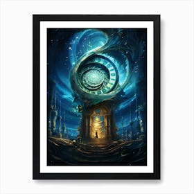 Clock Tower Art Print