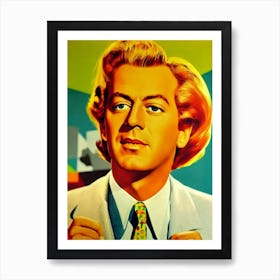 Rex Harrison Colourful Pop Movies Art Movies Art Print