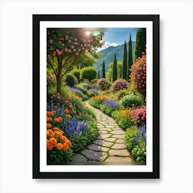 Floral Garden Art Print