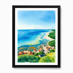 Village By The Sea 2 Art Print