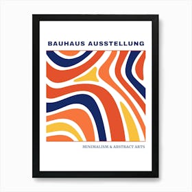 bauhaus Abstract Art poster Poster