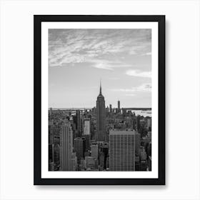 Black And White Cityscape Art Print