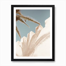 Stucco Beach Home Art Print