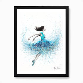 Aqua Sound Dance Art Print