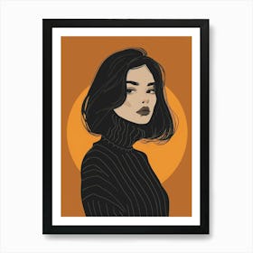 Asian Girl 64 Art Print