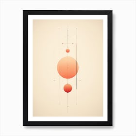 Minimalist Geometry Abstract Illustration 23 Art Print