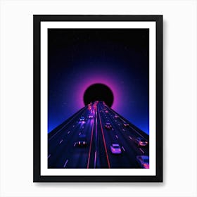 Space Highway Art Print