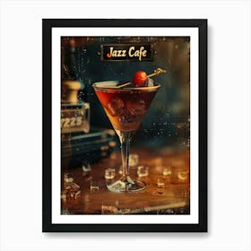 Jazz Cafe 14 Art Print