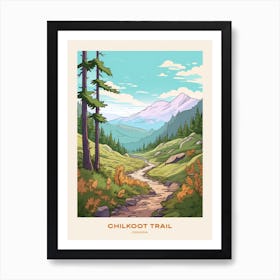 Chilkoot Trail Canada 1 Hike Poster Art Print