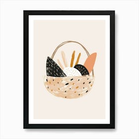 Basket Of Bread 2 Art Print