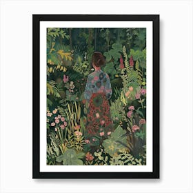 In The Garden Sissinghurst Castle Garden United Kingdom 1 Art Print