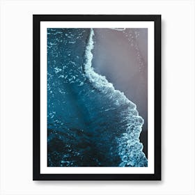 Travel Beach Waves Art Print