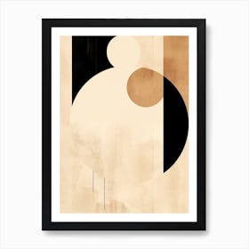 Mid-Century Shapes 5 Art Print