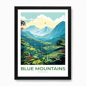 Australia Blue Mountains Travel Art Print