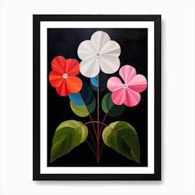 Impatiens 4 Hilma Af Klint Inspired Flower Illustration Art Print