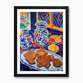 Gingerbread Cookies Painting 2 Art Print