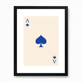 Ace Of Spades 13 Art Print