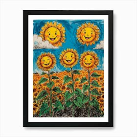 Sunflowers 10 Art Print