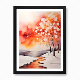 Winter Scene Art Print