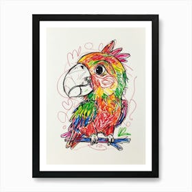 Parrot 8 Art Print