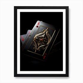 Playing Cards 3 Art Print