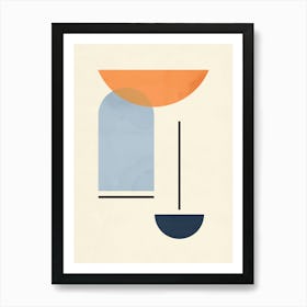 Geometric architectural shapes 19 Art Print