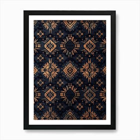 Aztec Pattern Art Print