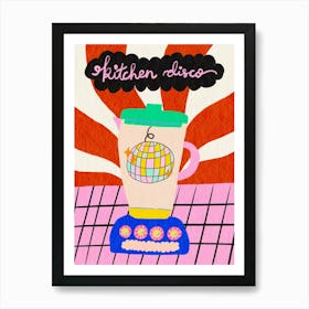 Kitchen Disco 5 Art Print