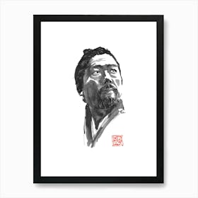 Hiroyuki Sanada 02 Art Print