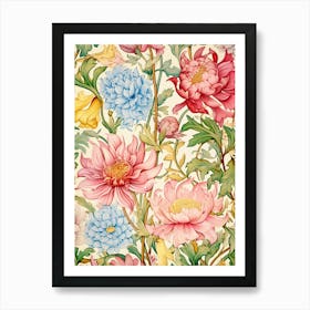 Floral Pattern 99 Art Print