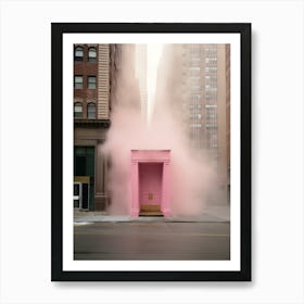 Pink Door 1 Art Print