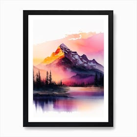 The Canadian Rockies Art Print