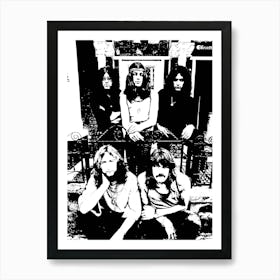 deep purple hard rock band music 12 Art Print