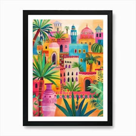 Mediterranean Village 4 Art Print