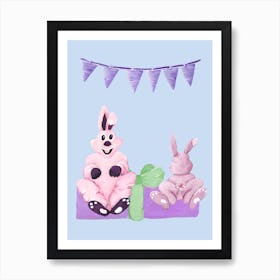 Sweet Easter Party Art Print