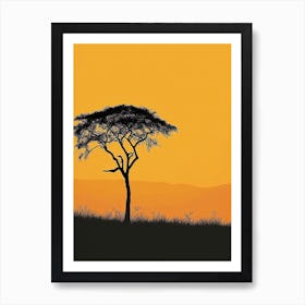 Acacia Tree, Africa 1 Art Print