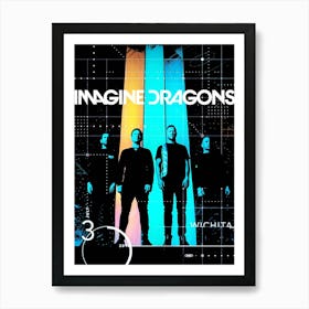 Imagine Dragons 2 Art Print