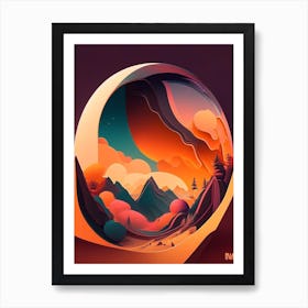 Nova Comic Space Space Art Print