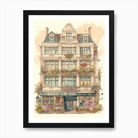 House Of Flowers Amsterdam 1 Art Print