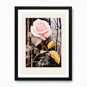 Flower Illustration Rose 1 Poster Art Print