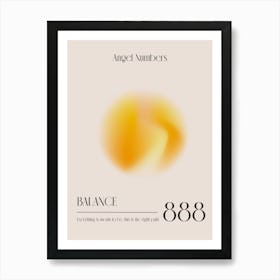 Angel Numbers 888 Art Print