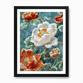 Chinese Embroidery 72 Art Print