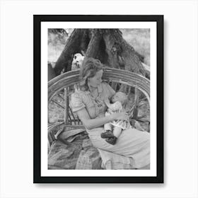 Untitled Photo, Possibly Related To Wife And Child Of Itinerant Cane Furniture Maker And Agricultural Day Laborer Art Print