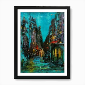 Night In Paris 1 Art Print