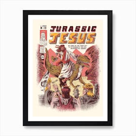 Jurassic Jesus Art Print