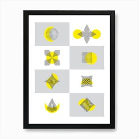 Dots for Shapes Art Print