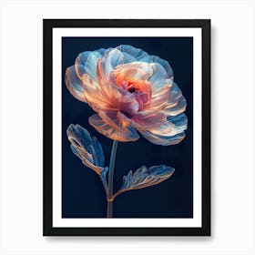 Peony Flower 13 Art Print