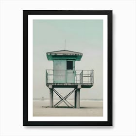 Lifeguard Tower 7 Art Print