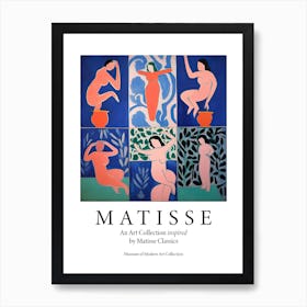 Women Dancing, Shape Study, The Matisse Inspired Art Collection Poster 7 Art Print